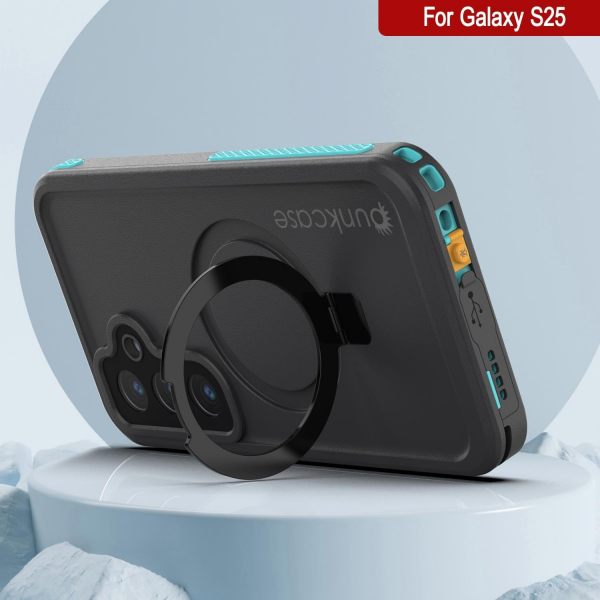 PunkCase Samsung Galaxy S25 Kickstud 2.0 Klf-Teal