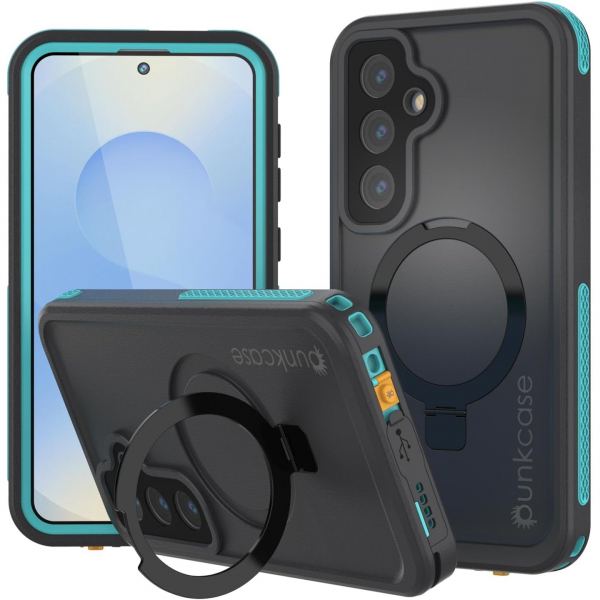 PunkCase Samsung Galaxy S25 Kickstud 2.0 Klf-Teal