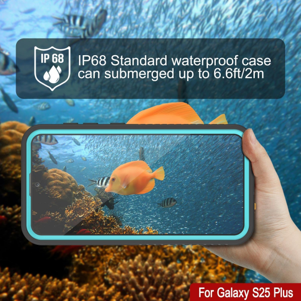 PunkCase Samsung Galaxy S25 Plus StudStar Klf-Teal