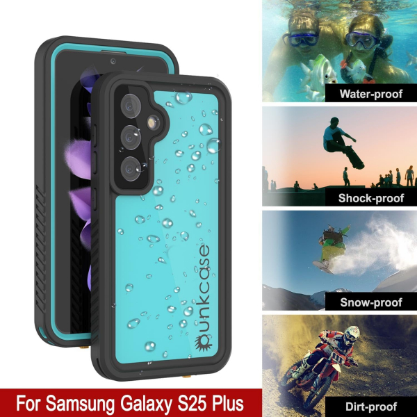 PunkCase Samsung Galaxy S25 Plus StudStar Klf-Teal