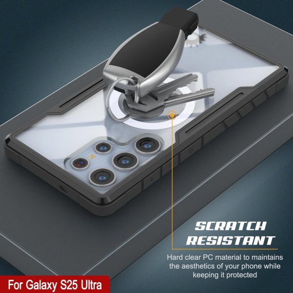 PunkCase Samsung Galaxy S25 Ultra Armor Stealth Klf-Black