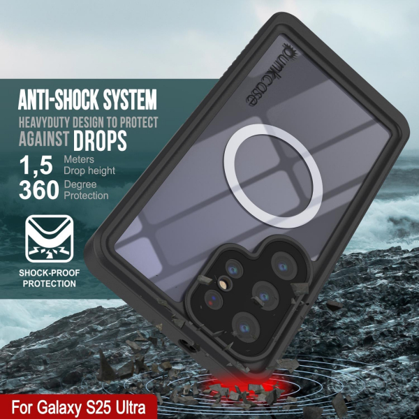 PunkCase Samsung Galaxy S25 Ultra Extreme Mag Klf-Light Blue