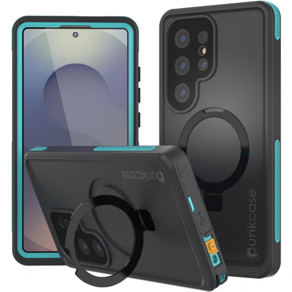 PunkCase Samsung Galaxy S25 Ultra Kickstud 2.0 Klf-Teal