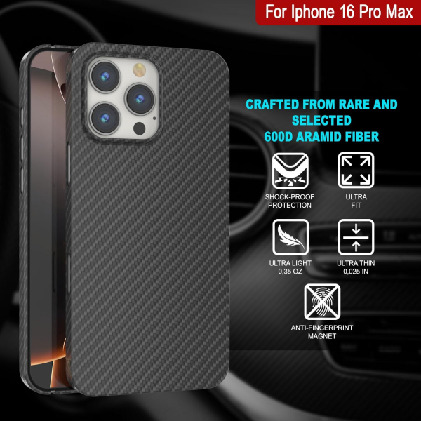 Punkcase Apple iPhone 16 Pro Max AramidShield Klf 