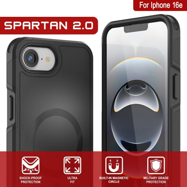Punkcase Apple iPhone 16e Spartan 2.0 Klf 