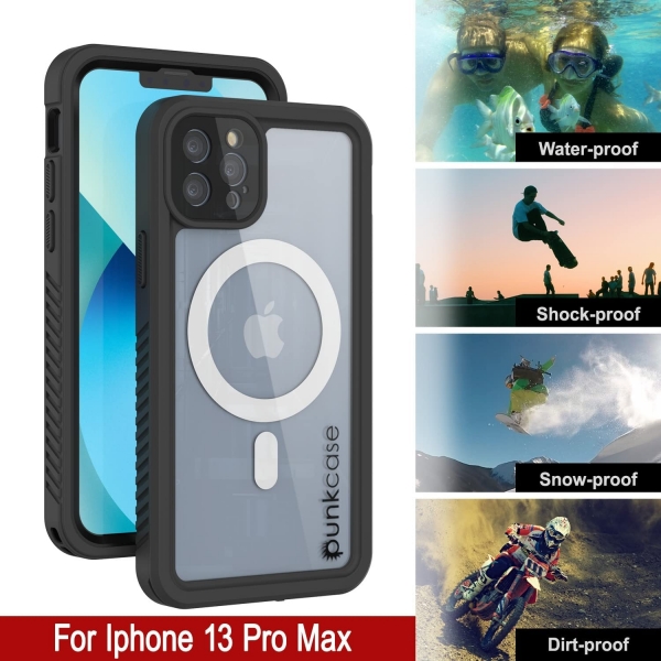 Punkcase Extreme Mag Serisi iPhone 13 Pro Max Su Geirmez Klf 