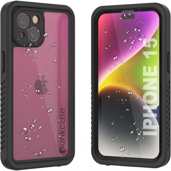 Punkcase Extreme Mag Serisi Apple iPhone 15 Su Geirmez Klf -Black