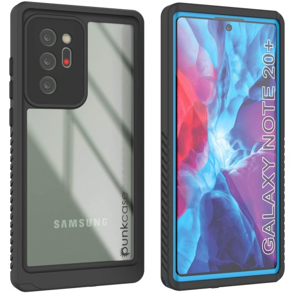 Punkcase Extreme Serisi Galaxy Note 20 Ultra Su Geirmez Klf -Light Blue