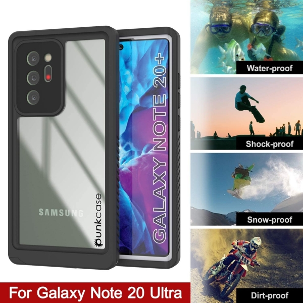 Punkcase Extreme Serisi Galaxy Note 20 Ultra Su Geirmez Klf -White
