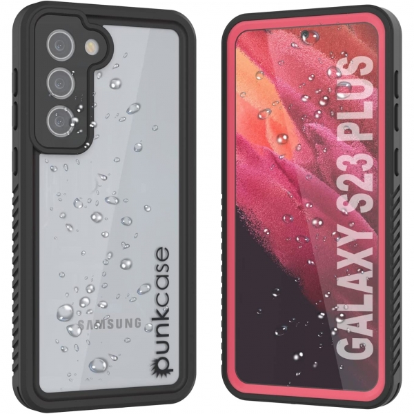 Punkcase Extreme Serisi Galaxy S23 Plus Su Geirmez Klf -Pink