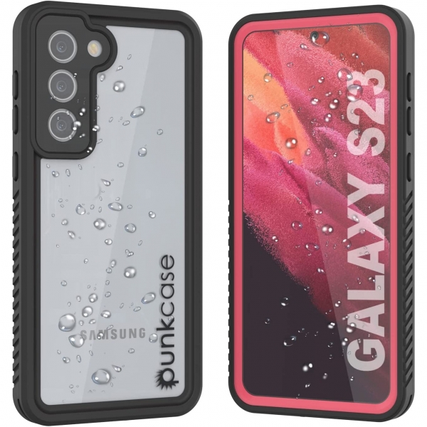Punkcase Extreme Serisi Galaxy S23 Su Geirmez Klf -Pink