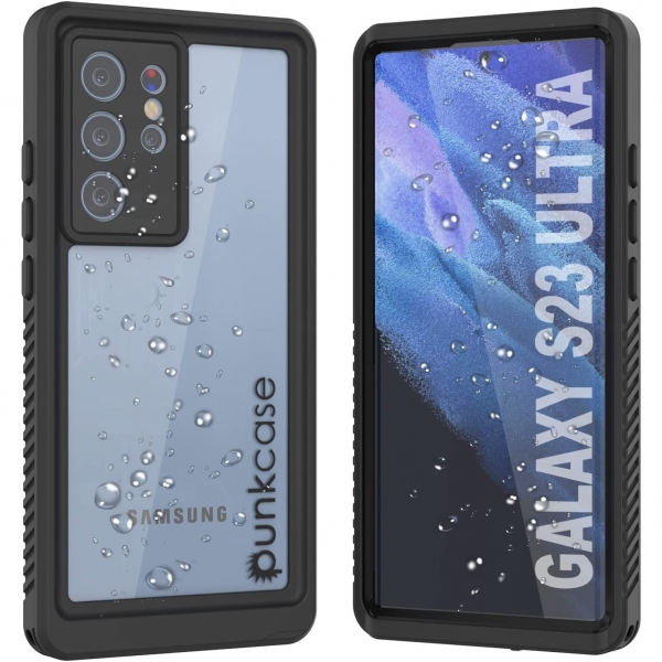 Punkcase Extreme Serisi Galaxy S23 Ultra Su Geirmez Klf -Black