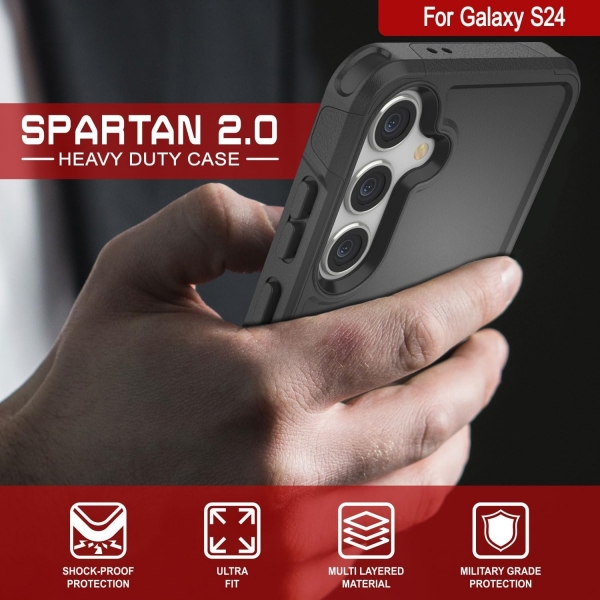 Punkcase Spartan Galaxy S24 Manyetik Klf