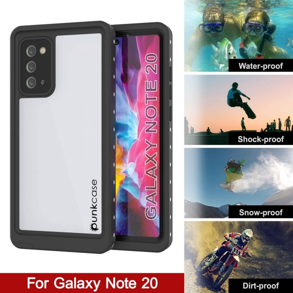 Punkcase StudStar Serisi Galaxy Note 20 Su Geirmez Klf -White