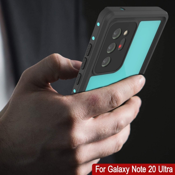 Punkcase StudStar Serisi Galaxy Note 20 Ultra Su Geirmez Klf -Teal
