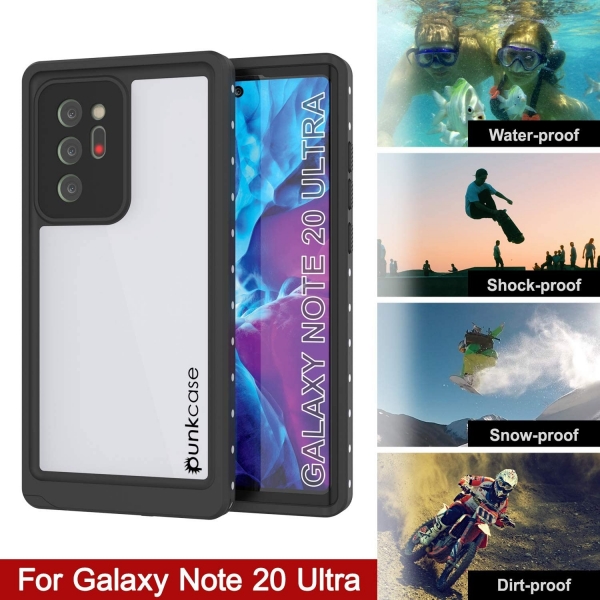 Punkcase StudStar Serisi Galaxy Note 20 Ultra Su Geirmez Klf -White