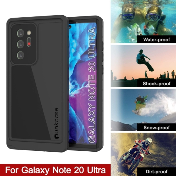Punkcase StudStar Serisi Galaxy Note 20 Ultra Su Geirmez Klf -Black