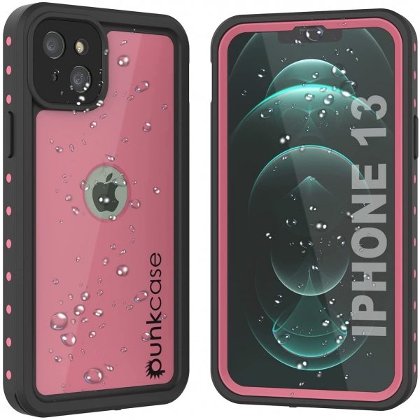 Punkcase StudStar Serisi iPhone 13 Su Geirmez Klf-Pink