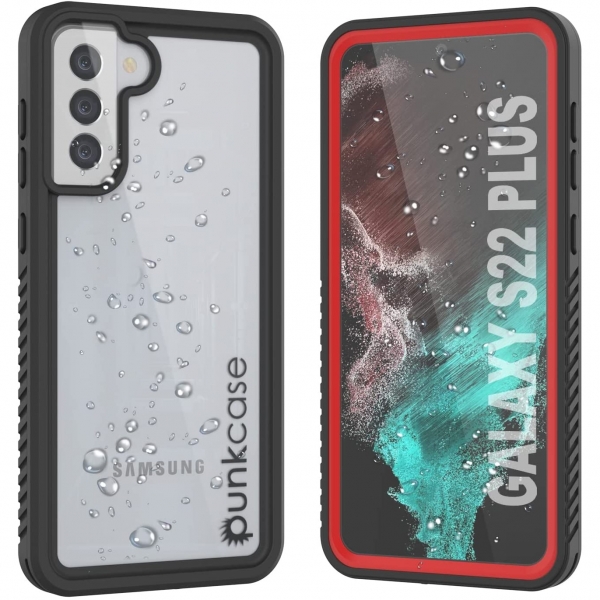 Punkcase Ultimato Serisi Galaxy S22 Plus Su Geirmez Klf-Red