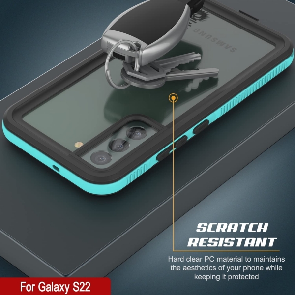 Punkcase Ultimato Serisi Galaxy S22 Su Geirmez Klf-Teal