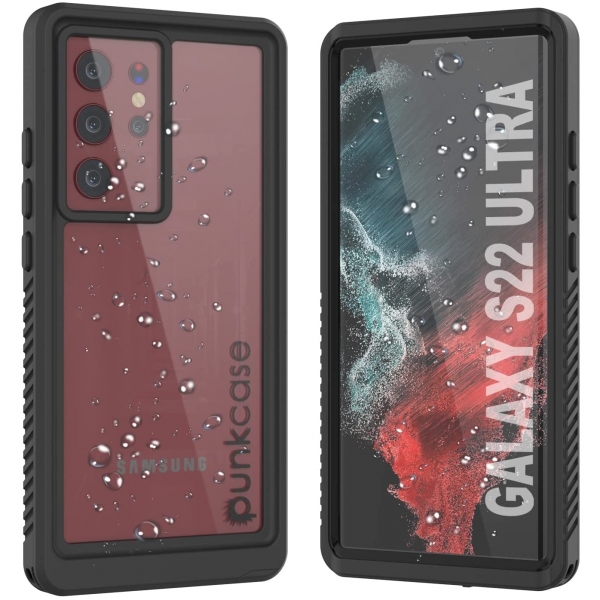 Punkcase Ultimato Serisi Galaxy S22 Ultra Su Geirmez Klf-Black