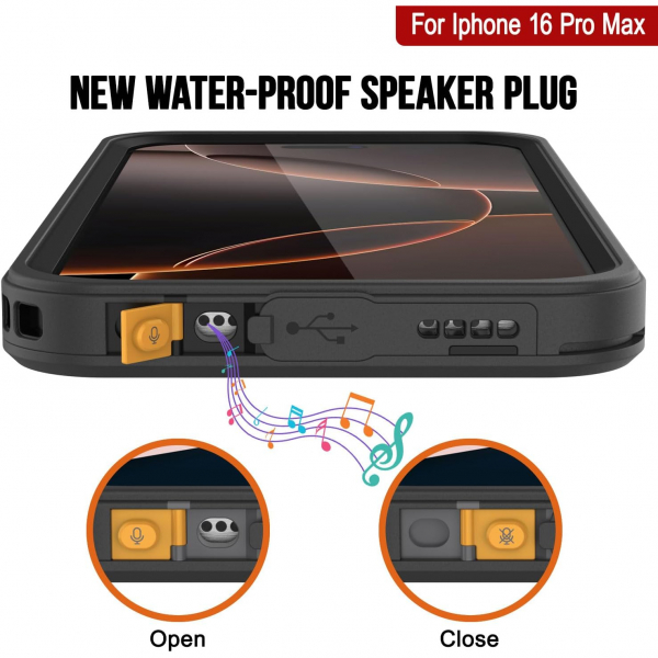 Punkcase iPhone 16 ProMax Su Geirmez ExtremeMag Klf 