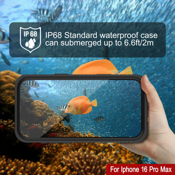 Punkcase iPhone 16 ProMax Su Geirmez ExtremeMag Klf 