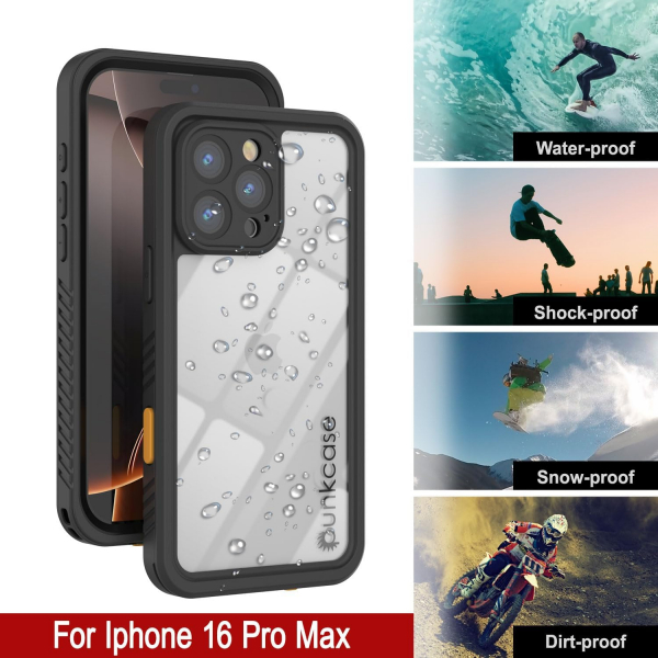Punkcase iPhone 16 ProMax Su Geirmez ExtremeMag Klf 