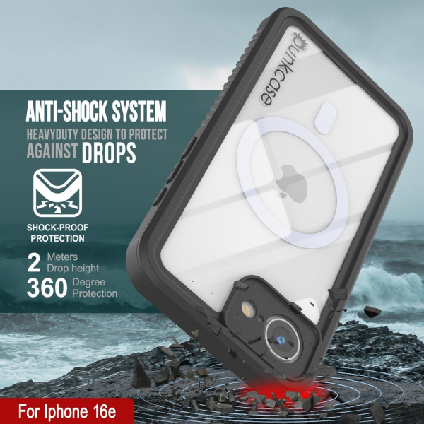 Punkcase iPhone 16e Su Geirmez Extreme Mag Klf 