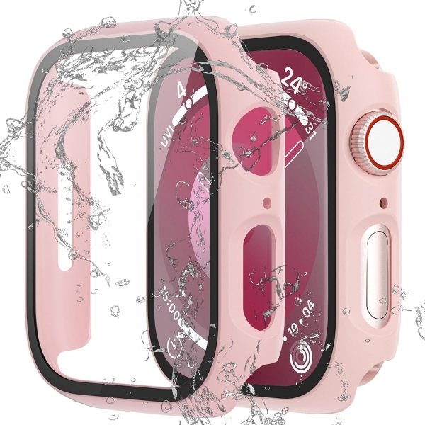 QCKANLJ Apple Watch 9 45mm Bumper Klf-Pink