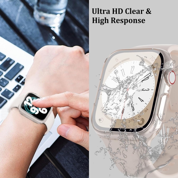 QCKANLJ Apple Watch 9 45mm Bumper Klf-Starlight 