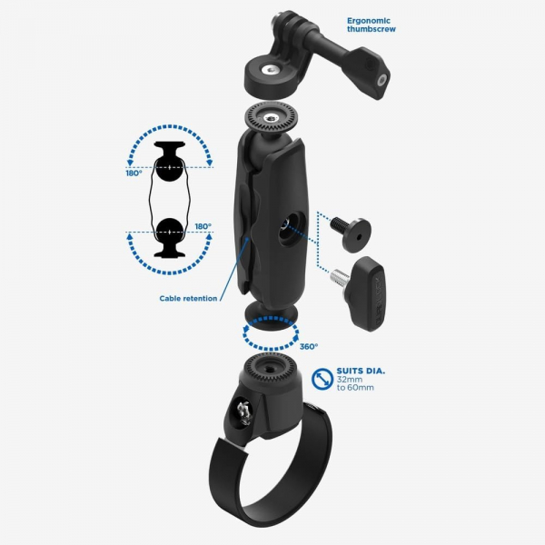 Quad Lock GoPro Hortum Kelepesi Kiti (Medium)