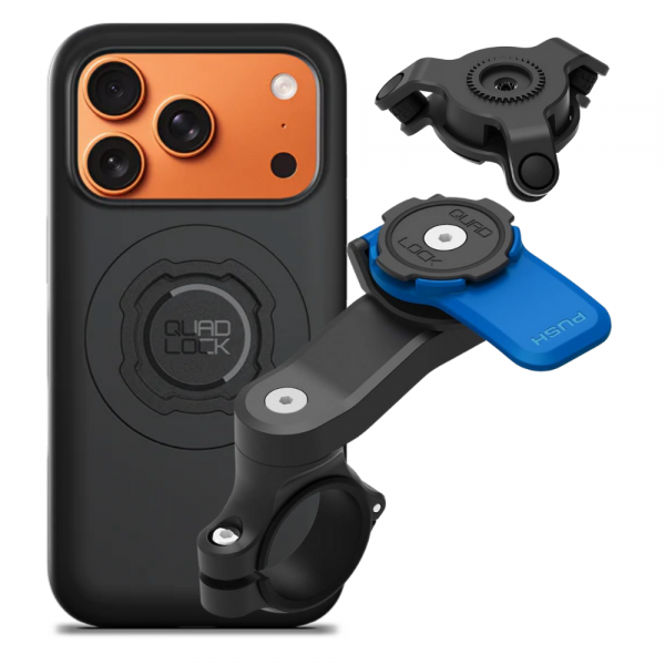 Quad Lock iPhone 17 Pro Titreimli MAG Gidon Seti