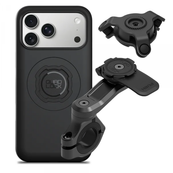 Quad Lock iPhone 17 ProMax Titreimli MAG PRO Gidon Set