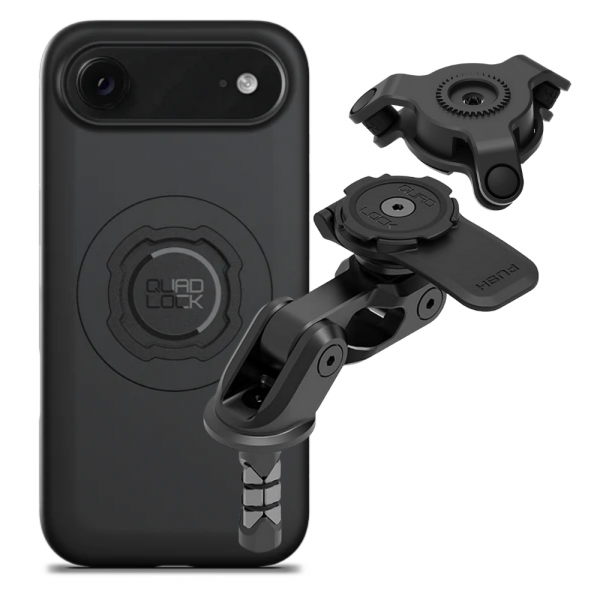 Quad Lock iPhone Air Titreimli MAG atal Sap Set