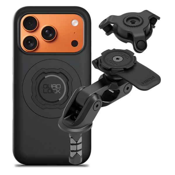 Quad Lock iPhone 17 Pro Titreimli MAG atal Sap Set