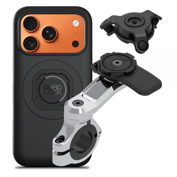 Quad Lock iPhone 17 Pro MAG PRO Chrome Gidon Set