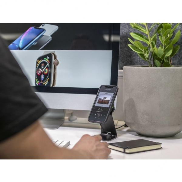 Quad Lock iPhone 6/6S Plus Kablosuz arj Aleti Ve Masa Stand Seti