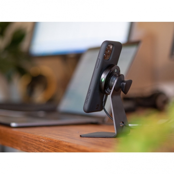 Quad Lock iPhone 6/6S Plus Kablosuz arj Aleti Ve Masa Stand Seti