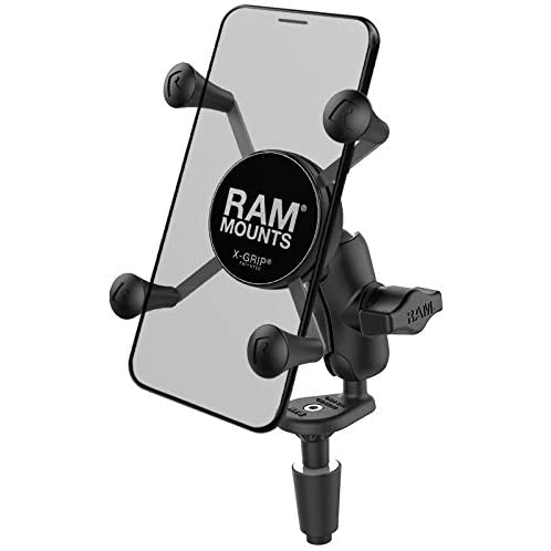 Ram Mounts X-Grip Motosiklet atal Sap Tabanl Telefon Tutucu Seti RAM-B-176-A-UN7U
