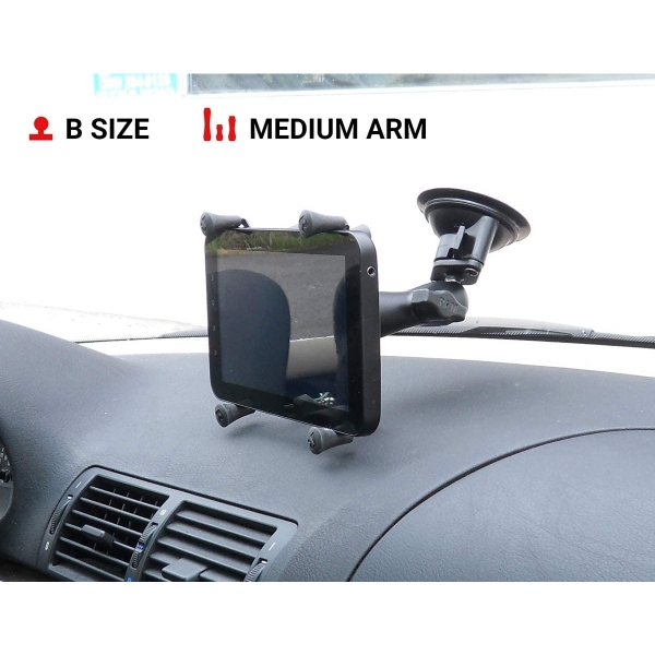 Ram Mounts X-Grip Twist-Lock Vantuzlu Tablet Tutucu Seti RAM-B-166-UN8U