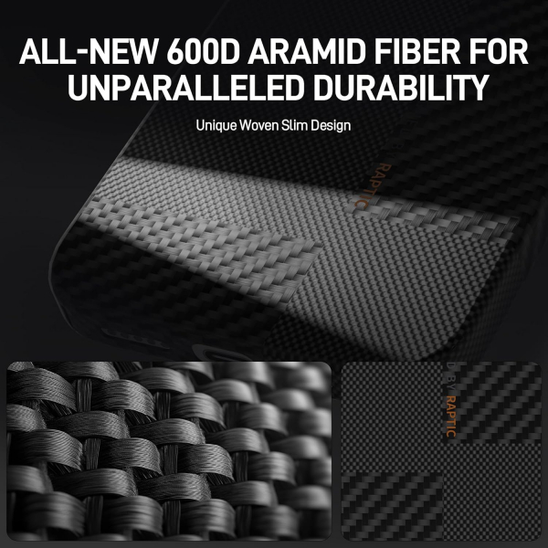RAPTIC Apple iPhone 16 Pro Max Aramid Fiber nce Klf
