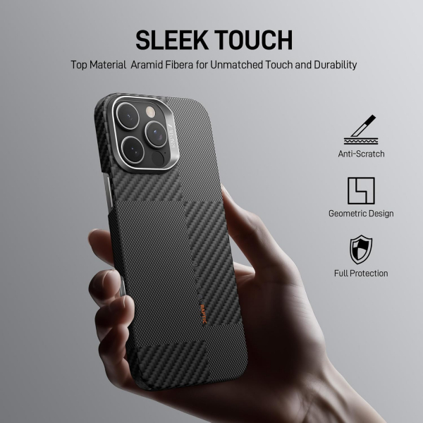 RAPTIC Apple iPhone 16 Pro Max Aramid Fiber nce Klf