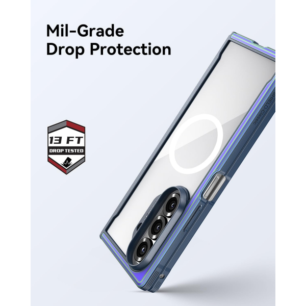 RAPTIC Samsung Galaxy Z Fold 7 Manyetik Klf-Irdescent