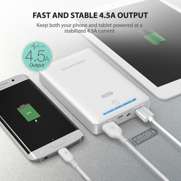 RAVPower Ta��nabilir Batarya (16750 mAh)-White