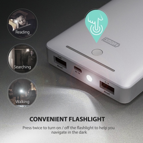 RAVPower Ta��nabilir Batarya (16750 mAh)-White