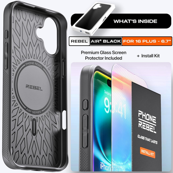 REBEL Apple iPhone 16 Plus Air Klf