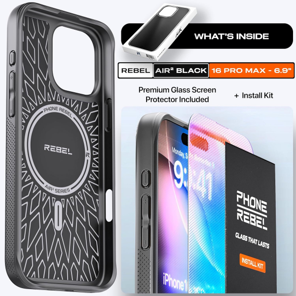 REBEL Apple iPhone 16 Pro Max Air Klf
