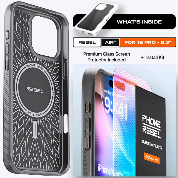 REBEL Apple iPhone 16 Pro Air Klf
