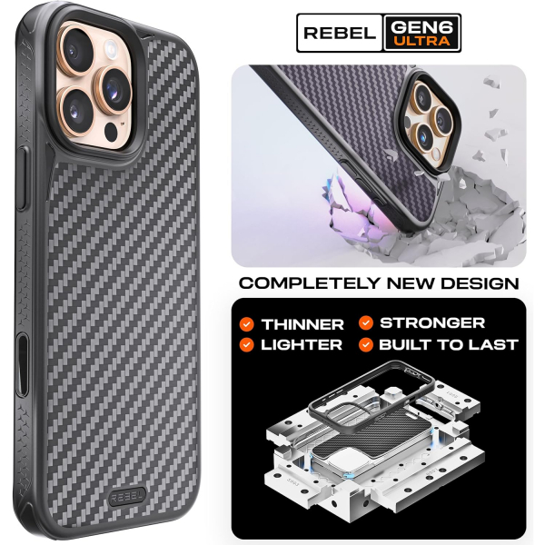 REBEL Apple iPhone 16 Pro Max Gen-6 Klf